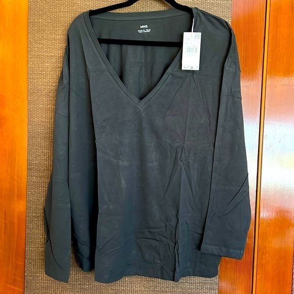 Mango Tops - Mango oversize T-shirt, women’s two XL charcoal New